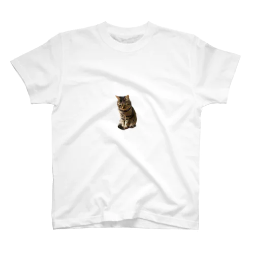 もじもじ猫きっと Regular Fit T-Shirt