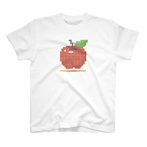 りんごでりんご　ドット絵 スタンダードTシャツ