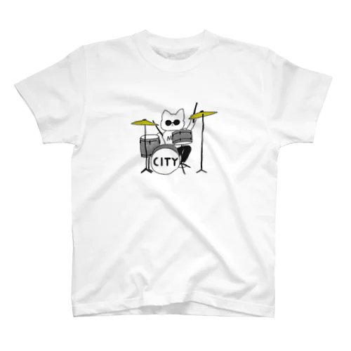 ドラムシティニャンコ Regular Fit T-Shirt