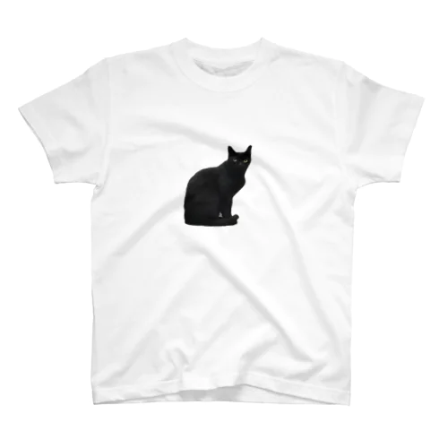 黒猫 スタンダードTシャツ