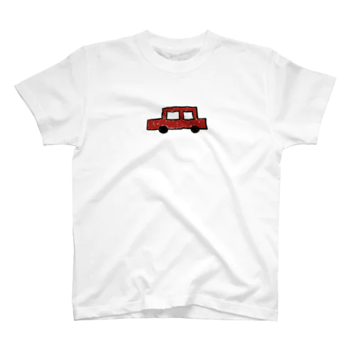 赤い車 Regular Fit T-Shirt