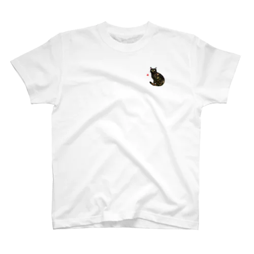サビ猫ちゃん（ワンポイント) Regular Fit T-Shirt