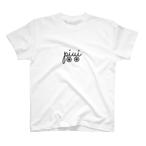 ぴういロゴデザイン Regular Fit T-Shirt
