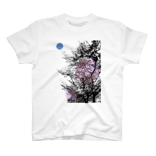 蒼点と桜 Regular Fit T-Shirt