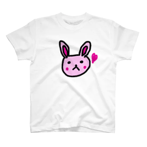 ハートのうさちゃん Regular Fit T-Shirt