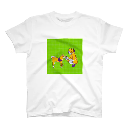 柴犬ポップライフ_4 スタンダードTシャツ