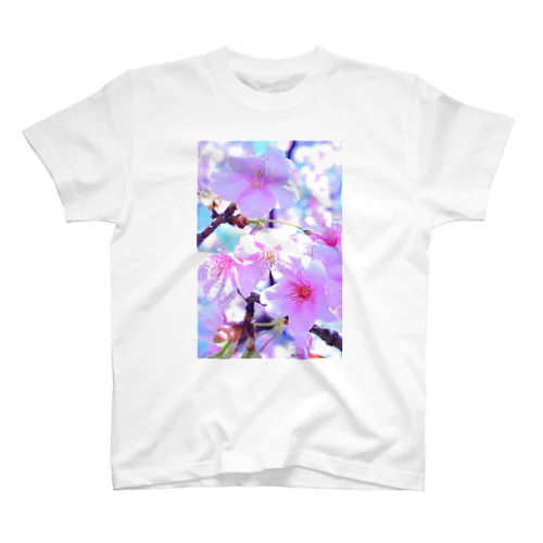 桜（実写） Regular Fit T-Shirt