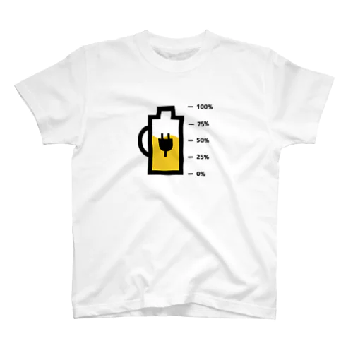 ビール充電中 Regular Fit T-Shirt