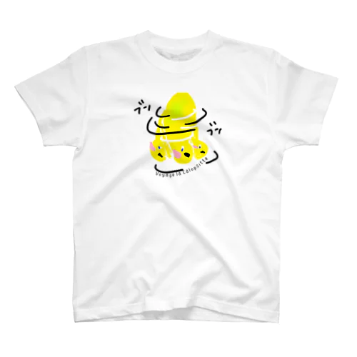 きいろいんこの揺れるコウモリ修行 スタンダードTシャツ