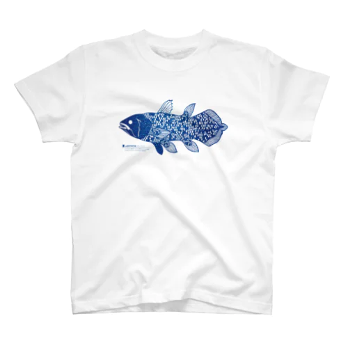 【切り絵】シーラカンス Regular Fit T-Shirt