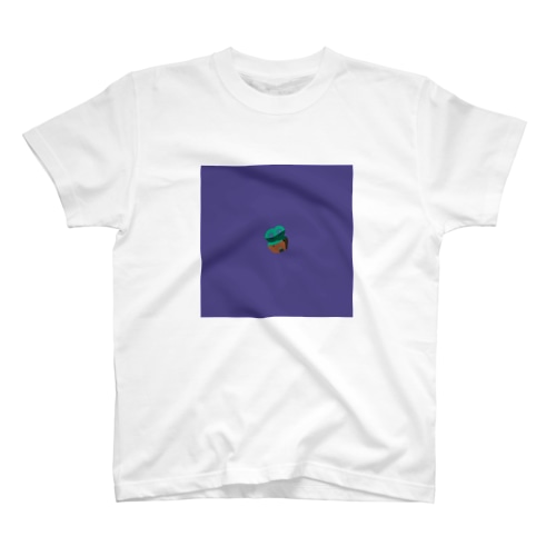 一人を肯定する　パープル Regular Fit T-Shirt