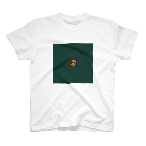 一人を肯定する　ダークグリーン Regular Fit T-Shirt