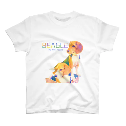 ビーグル犬 スタンダードTシャツ