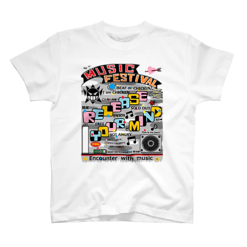 音楽フェスＴ Regular Fit T-Shirt