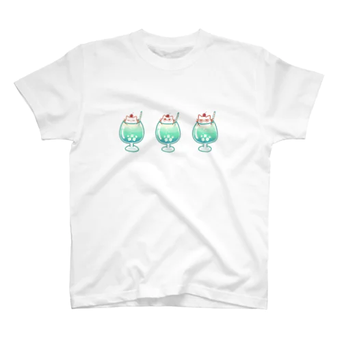 3匹のくりーむそーにゃTシャツ スタンダードTシャツ