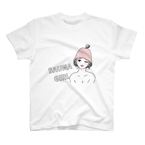 サウナガール（顔アリ） スタンダードTシャツ