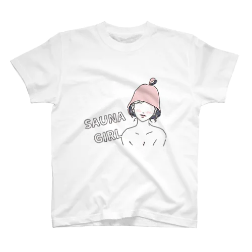 サウナガール（シンプル） スタンダードTシャツ