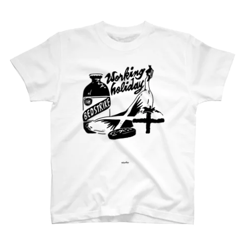 workingholiday tee/2 티셔츠