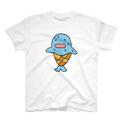 #19 ICECREAM WHALE Regular Fit T-Shirt