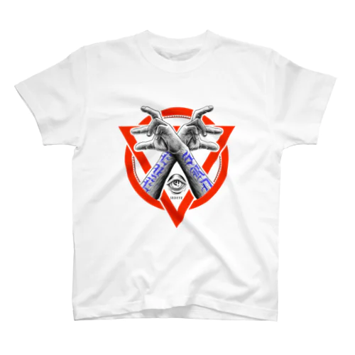 3RD EYE -hand sign- Regular Fit T-Shirt