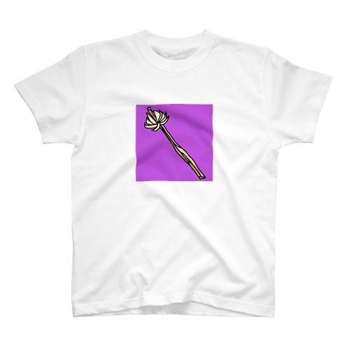 Feather Stick【フェザースティック】フェザースティック紫 Regular Fit T-Shirt