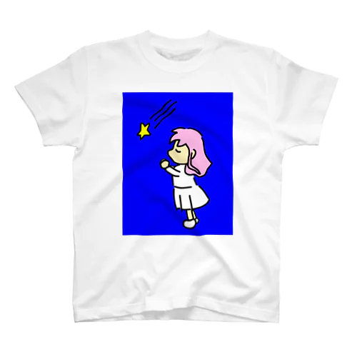 夜空　星に願いを スタンダードTシャツ