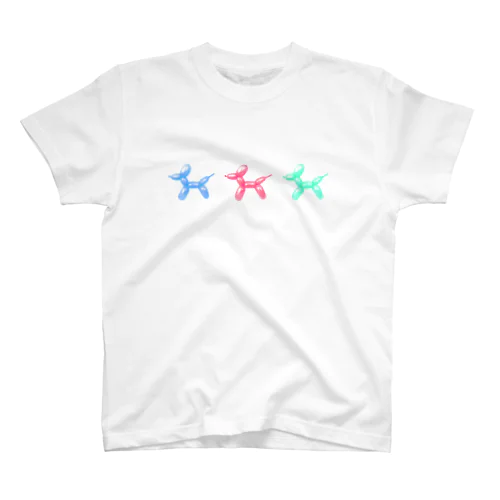 光の三原色！ BALLOON DOG スタンダードTシャツ