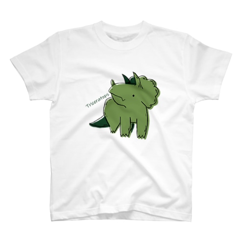 トリケラトプス好きが作ったトリケラちゃん Regular Fit T-Shirt