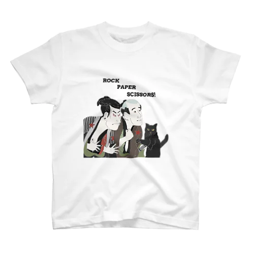 チョキを習得した猫 Regular Fit T-Shirt