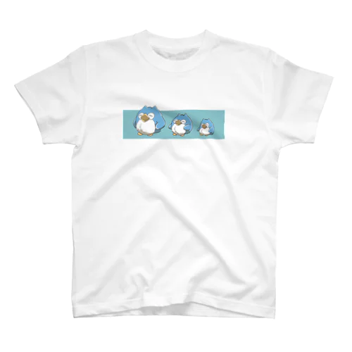 前ならえフクロウ スタンダードTシャツ