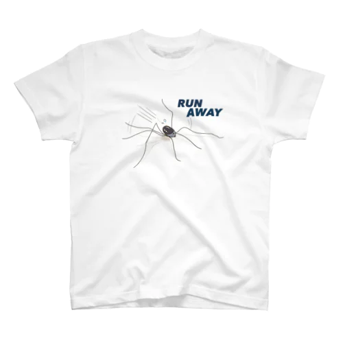 RUN AWAY！ザトウムシくん Regular Fit T-Shirt