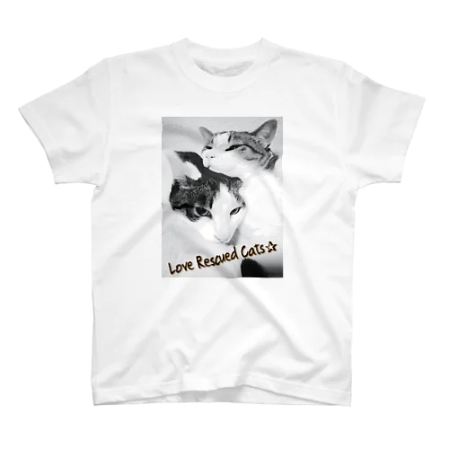 Love Rescued Cats スタンダードTシャツ