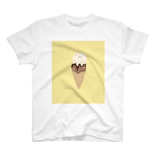 バニラアイスのバニラちゃん🍨 スタンダードTシャツ