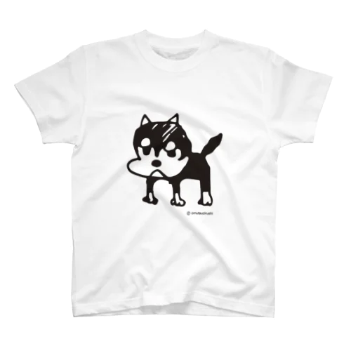 初老の黒柴ごんちゃん Regular Fit T-Shirt