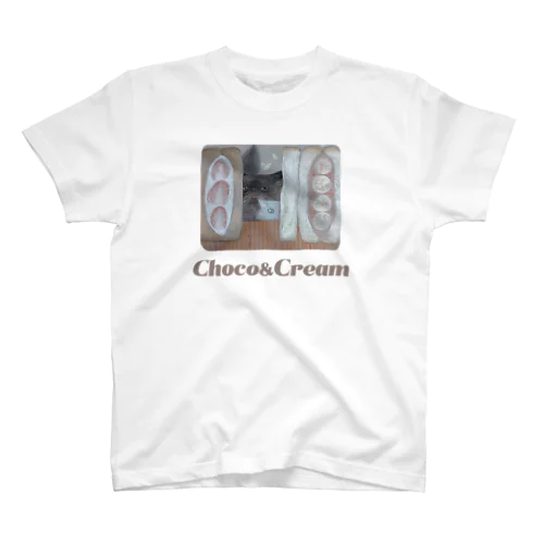 Choco&Cream（茶色文字） スタンダードTシャツ
