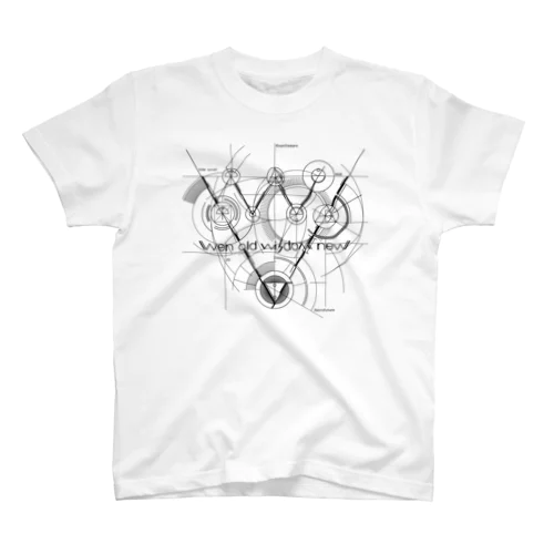 「幾何学的ロゴ」Tシャツ スタンダードTシャツ