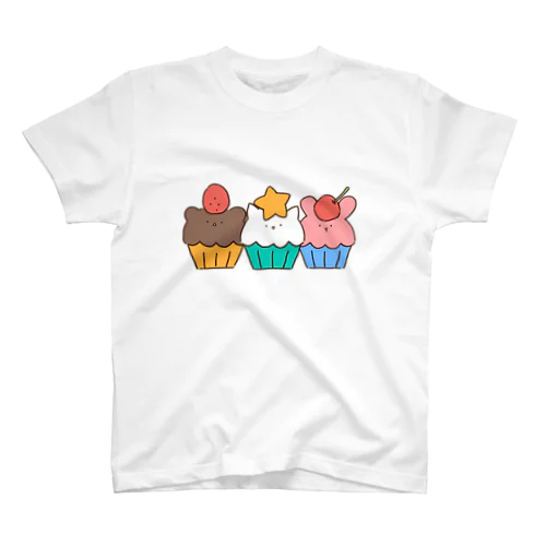 あにまるカップケーキ スタンダードTシャツ