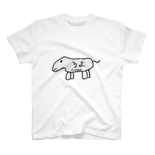 うま馬horse(偽) Regular Fit T-Shirt