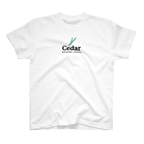 Cedar Kitayama Kyoto オリジナルロゴ（縦） Regular Fit T-Shirt