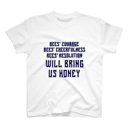 蜂の勇気01 Regular Fit T-Shirt