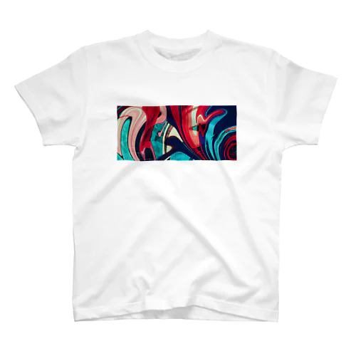 Abstract art 花 Regular Fit T-Shirt