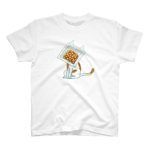 おかお納豆（猫） Regular Fit T-Shirt