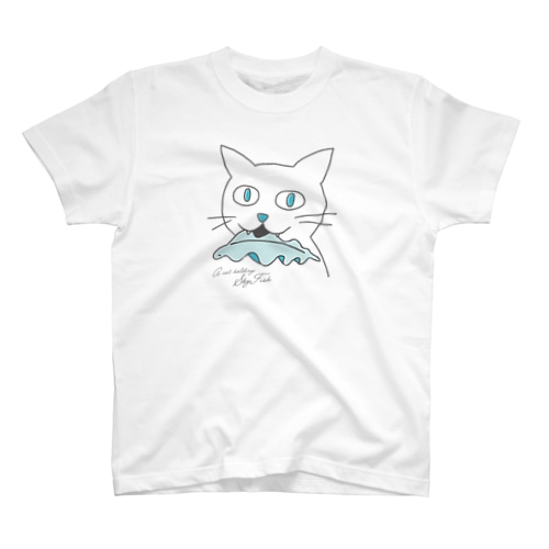 スカイフィッシュくわえたドラ猫追っかけて(280km/h) Regular Fit T-Shirt