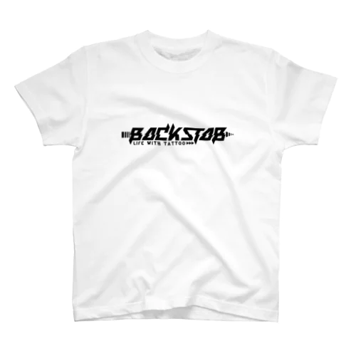 BackStab黒ロゴ スタンダードTシャツ