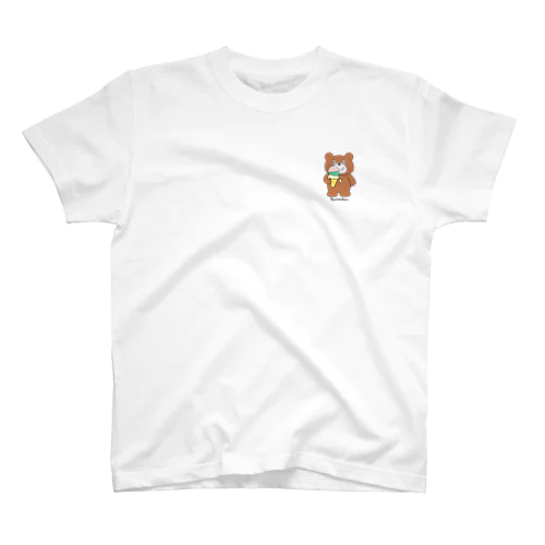 くまのクマちゃん　ICE CREAM  (small ) スタンダードTシャツ