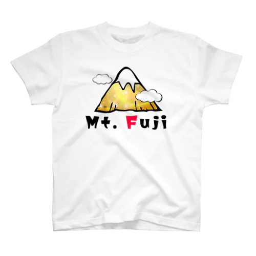 いいことありそう! 金運シリーズ　(富士山　Mt.Fuji) スタンダードTシャツ