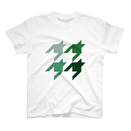 CHIDORI GRN Regular Fit T-Shirt