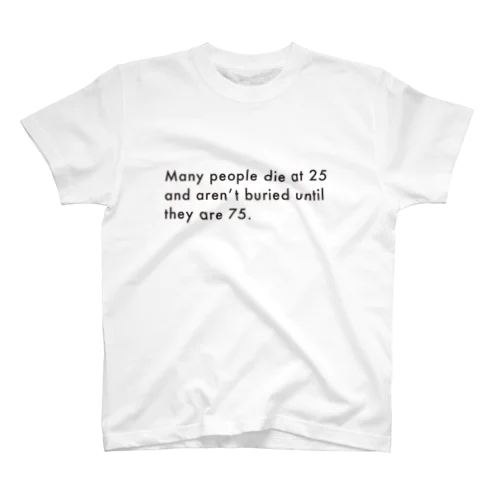 死のTシャツ#002 スタンダードTシャツ