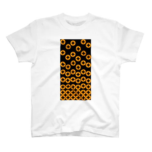 七宝繋ぎ_Orange スタンダードTシャツ