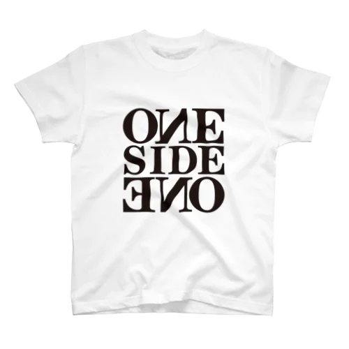 ONESIDE BLK Regular Fit T-Shirt